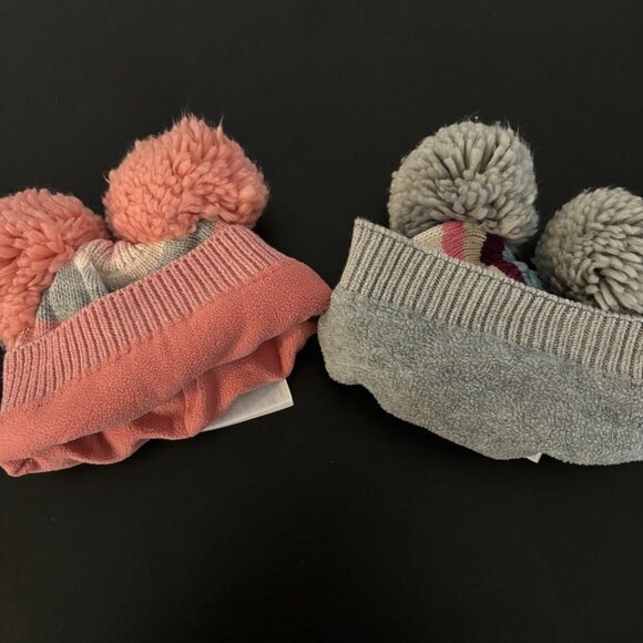 GAP Colorful Striped Pom-Pom Beanies - Picture 2 of 3